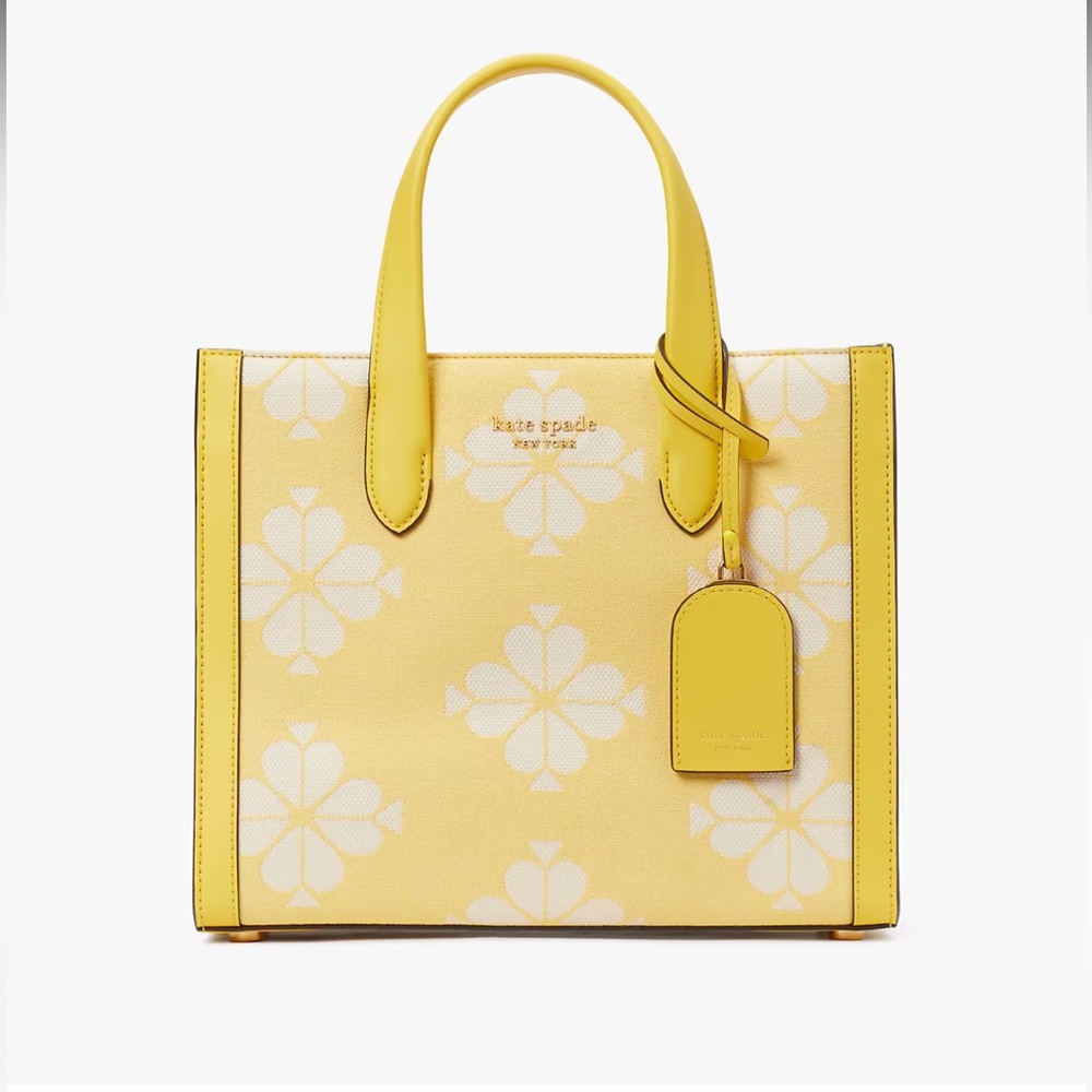 Spade Flower Manhattan Tote|NWT| 💛♠️🤍| dust bag included|